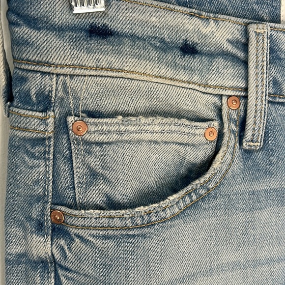 MOTHER SUPERIOR The Scrapper High Rise Ankle Straight Leg Jeans Size 23 - Picture 9 of 16
